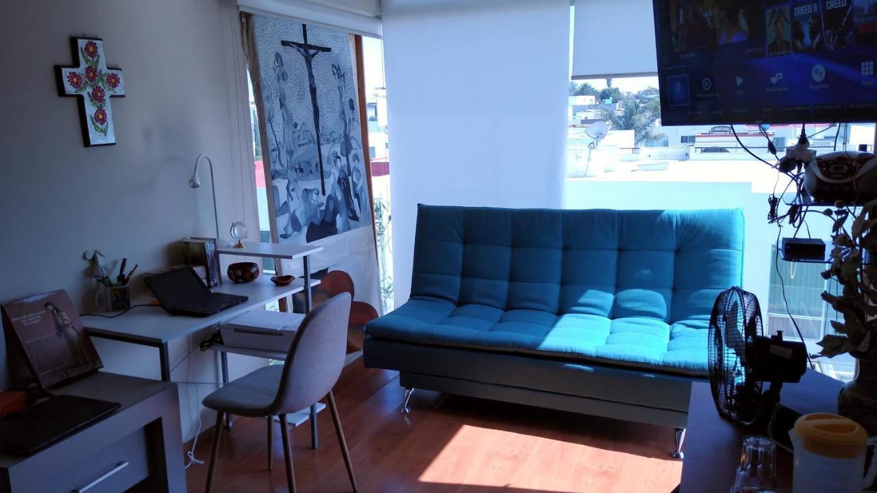 Habitacion Matrimonial Con Cama Y Sofa Para Cuatro Personas Tlaxcalancingo Kültér fotó